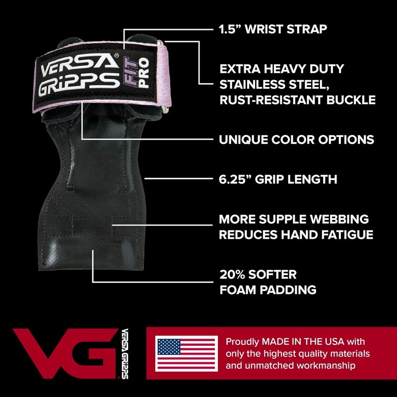 Versa Gripps ® Fit Pro, Made in the USA, Wrist Straps for Female Athlete, the Best Training Accessory - Image 2